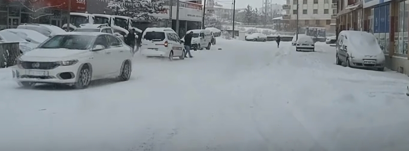 Severe cold snap grips eastern Turkey as record cold temperatures hit Ardahan, blizzard hampers search for 13 missing