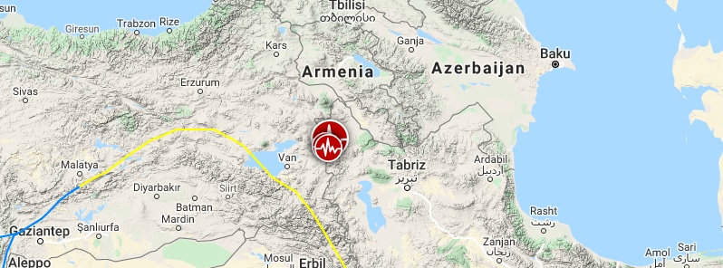 Shallow M5.7 and M6.0 earthquakes hit Iran – Turkey border region, claiming lives of at least 9 people
