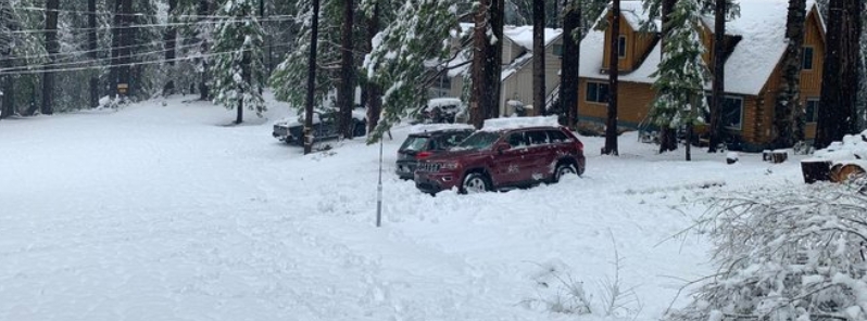 Slow-moving winter storm brings significant snowfall to drought-hit California, up to 1.8 m (6 feet) of snow possible, U.S.
