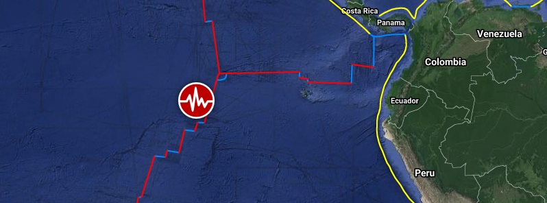 Shallow M6.1 earthquake hits Central East Pacific Rise