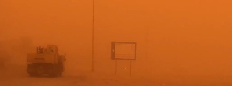 Sandstorms engulf parts of the Middle East