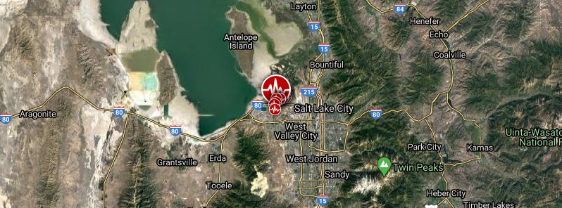 Strong and shallow M5.7 earthquake hits Salt Lake City, Utah, U.S. — the largest since 1992
