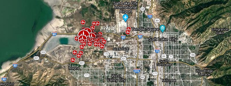 Utah seismologists probe aftershocks following historic M5.7 earthquake in Salt Lake City, U.S.