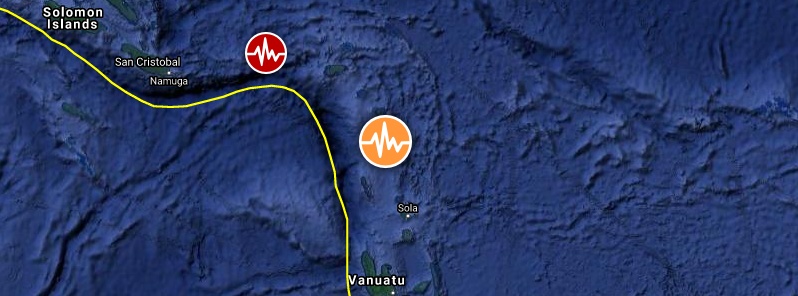 Strong M6.1 earthquake hits Vanuatu region at intermediate depth