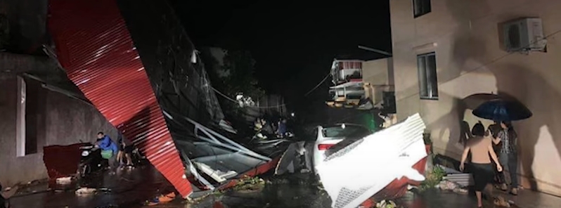 Severe storms rip through northern Vietnam, leaving 5 people dead, over 350 homes destroyed and 6 800 damaged