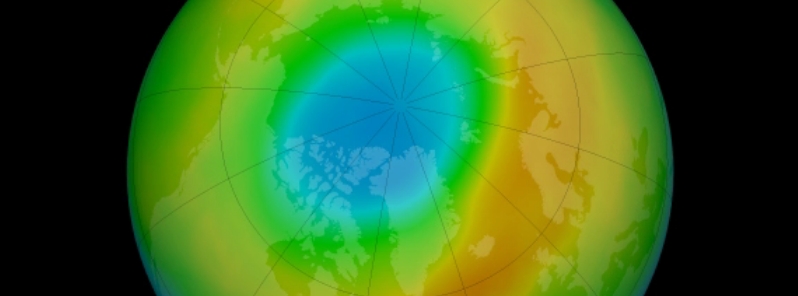Arctic ozone levels hit record low in March