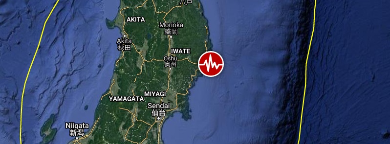 Strong and shallow M6.1 earthquake hits near the east coast of Honshu, Japan