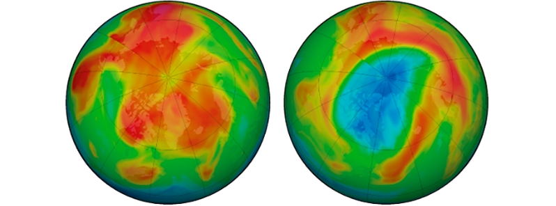 Rare ozone hole opens over the Arctic, likely the largest in history