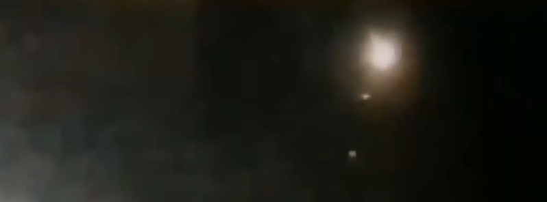 Bright fireball explodes over Peru