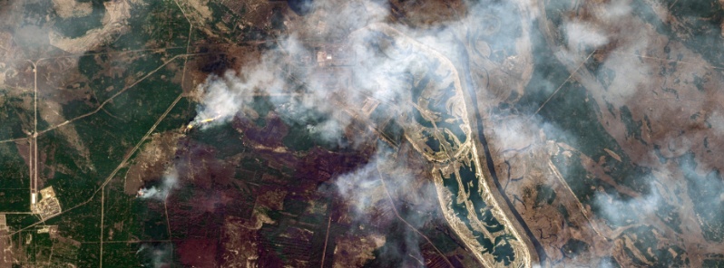 Wildfires continue raging in Chernobyl Exclusion Zone, ignite fear of radiation spike, Ukraine