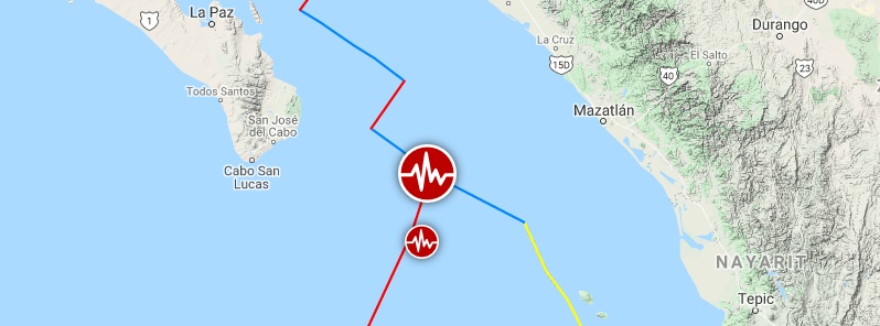 Strong and shallow M6.1 earthquake hits off the coast of Baja California Sur, Mexico