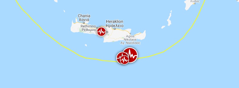 Strong and shallow M6.6 earthquake hits near the coast of Crete, Greece
