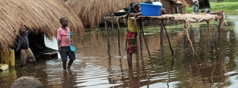 Lake Albert overflows, damaging or destroying hundreds of homes, Democratic Republic of Congo