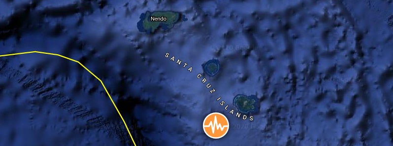 M6.6 earthquake hits Santa Cruz Islands at intermediate depth, Solomon Islands