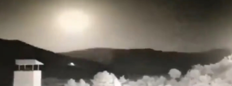 Spectacular fireball explodes over northern Turkey