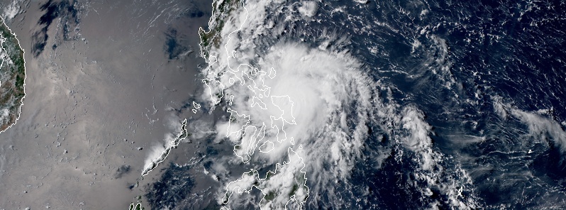 Very dangerous Typhoon “Vongfong” (Ambo) makes landfall over Eastern Samar, Philippines