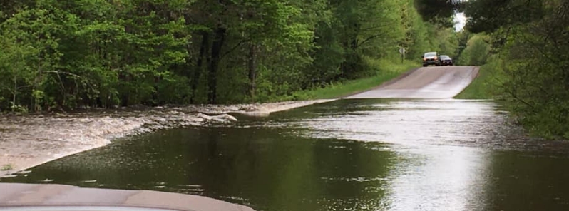 Dam failure causes flooding, stranding homeowners in Lenroot, Wisconsin, U.S.