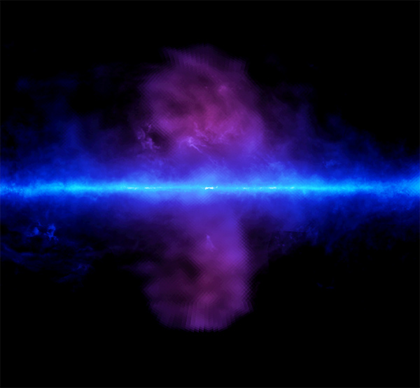 Fermi Bubbles measured in visible light for the first time