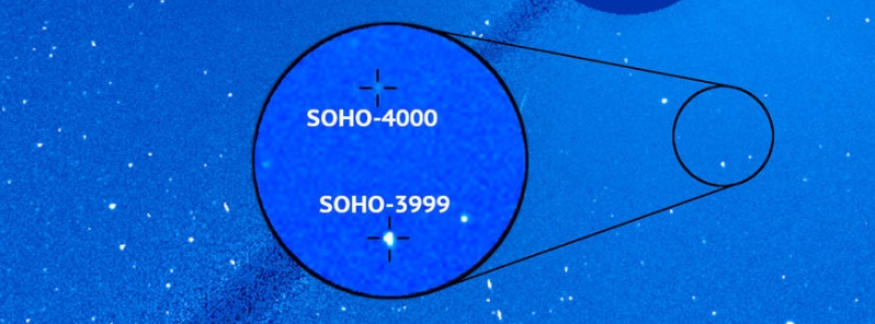SOHO discovers its 4 000th comet