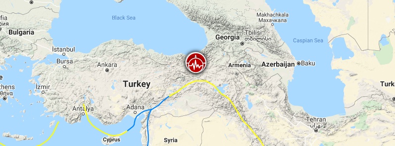 Strong and shallow M5.9 earthquake hits Turkey, leaving 1 person dead and 18 injured