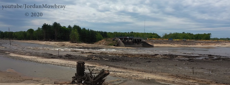 The aftermath of catastrophic Edenville Dam collapse, Michigan