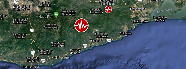 Very strong and shallow M7.4 earthquake hits Oaxaca, Mexico