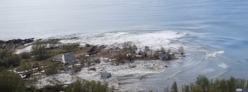 Massive landslide drags 8 homes into sea in Alta, Norway