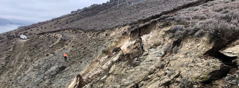 Large rock slope failure develops in Central Otago, New Zealand