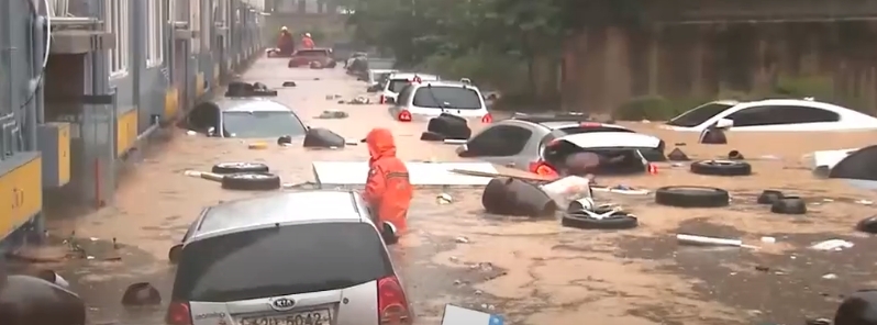 Deadly floods hit South Korea’s central and southern regions