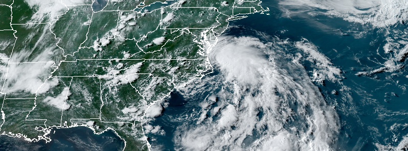 Tropical Storm “Fay” forms just off the coast of North Carolina, bringing heavy rains and strong winds to Mid-Atlantic coast and New England