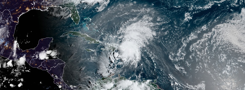 Tropical Storm “Isaias” impacts the Caribbean on its way toward Florida, U.S.