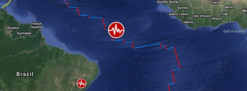 Shallow M6.5 earthquake hits central Mid-Atlantic Ridge