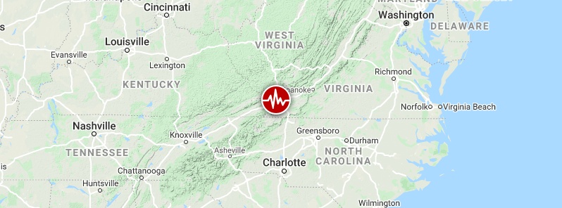 Shallow M5.1 earthquake hits Sparta, North Carolina – the strongest in the state since 1916
