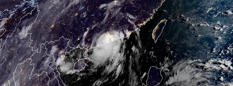 Southern China hit by Severe Tropical Storm “Higos”