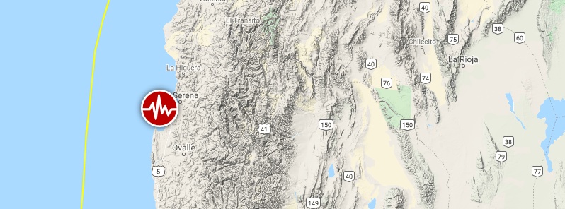 Strong and shallow M6.3 earthquake hits near the coast of Coquimbo, Chile
