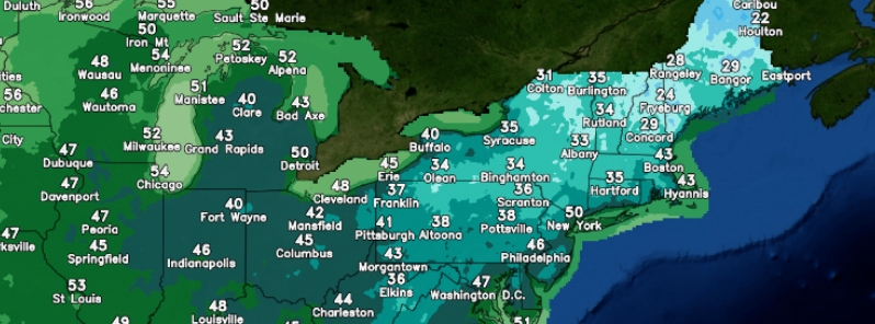 Scores of temperature records smashed as cold blast sweeps through Eastern U.S.