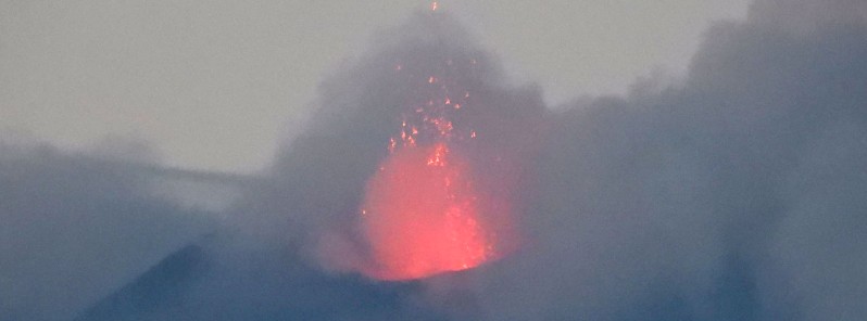 Strombolian activity at Mount Etna, Italy