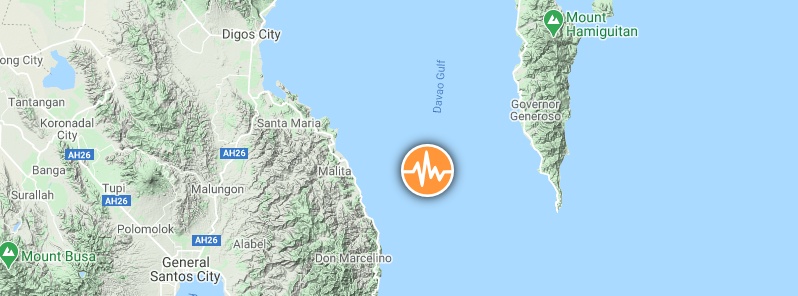 M6.3 earthquake hits Davao Gulf, Mindanao, Philippines