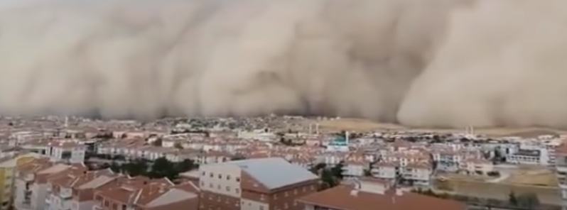 Massive sandstorm engulfs Ankara, leaving 6 injured, Turkey