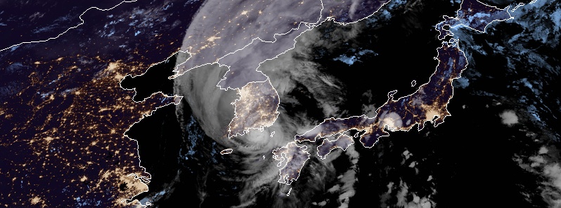 Typhoon “Maysak” makes landfall near Busan, South Korea