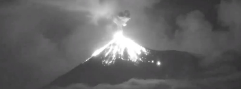 Frequent explosions at Fuego volcano, lahar warning issued, Guatemala