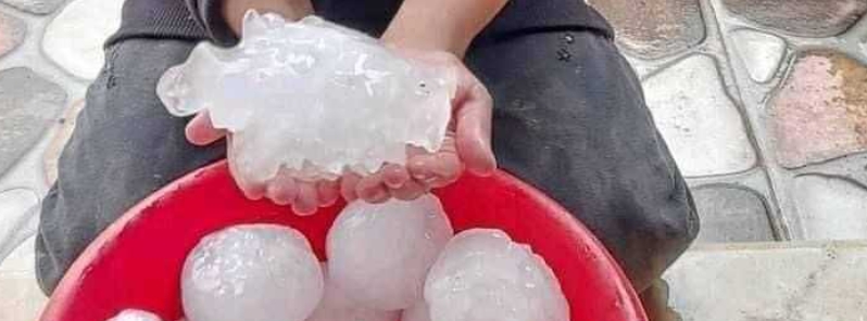 Exceptionally massive hail strikes Tripoli, Libya – possibly one of the largest on record
