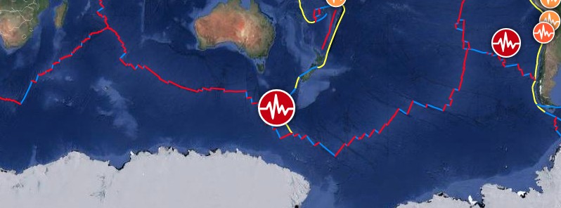 Shallow M6.1 earthquake hits Balleny Islands region, Southern Ocean