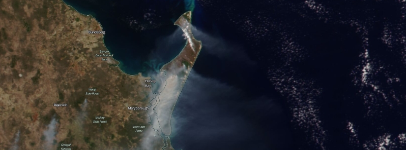 Massive wildfire scorches half of Fraser Island – Queensland, Australia