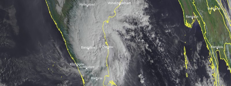 Very Severe Cyclonic Storm “Nivar” makes landfall in Tamil Nadu, India