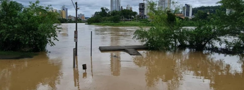At least 21 dead or missing after major floods and landslides hit Santa Catarina, Brazil