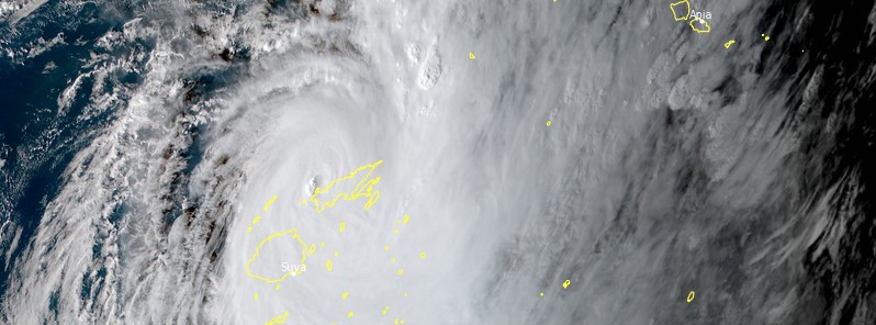 Category 5 Tropical Cyclone “Yasa” makes landfall over Vanua Levu, Fiji
