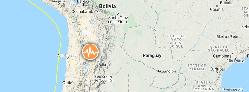 M6.3 earthquake hits Chile-Argentina border at intermediate depth
