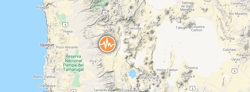 Strong M6.1 earthquake hits Tarapaca, Chile