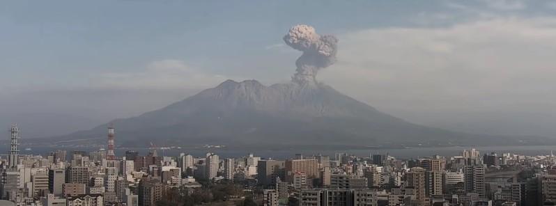 Increased activity continues at Sakurajima volcano, Japan